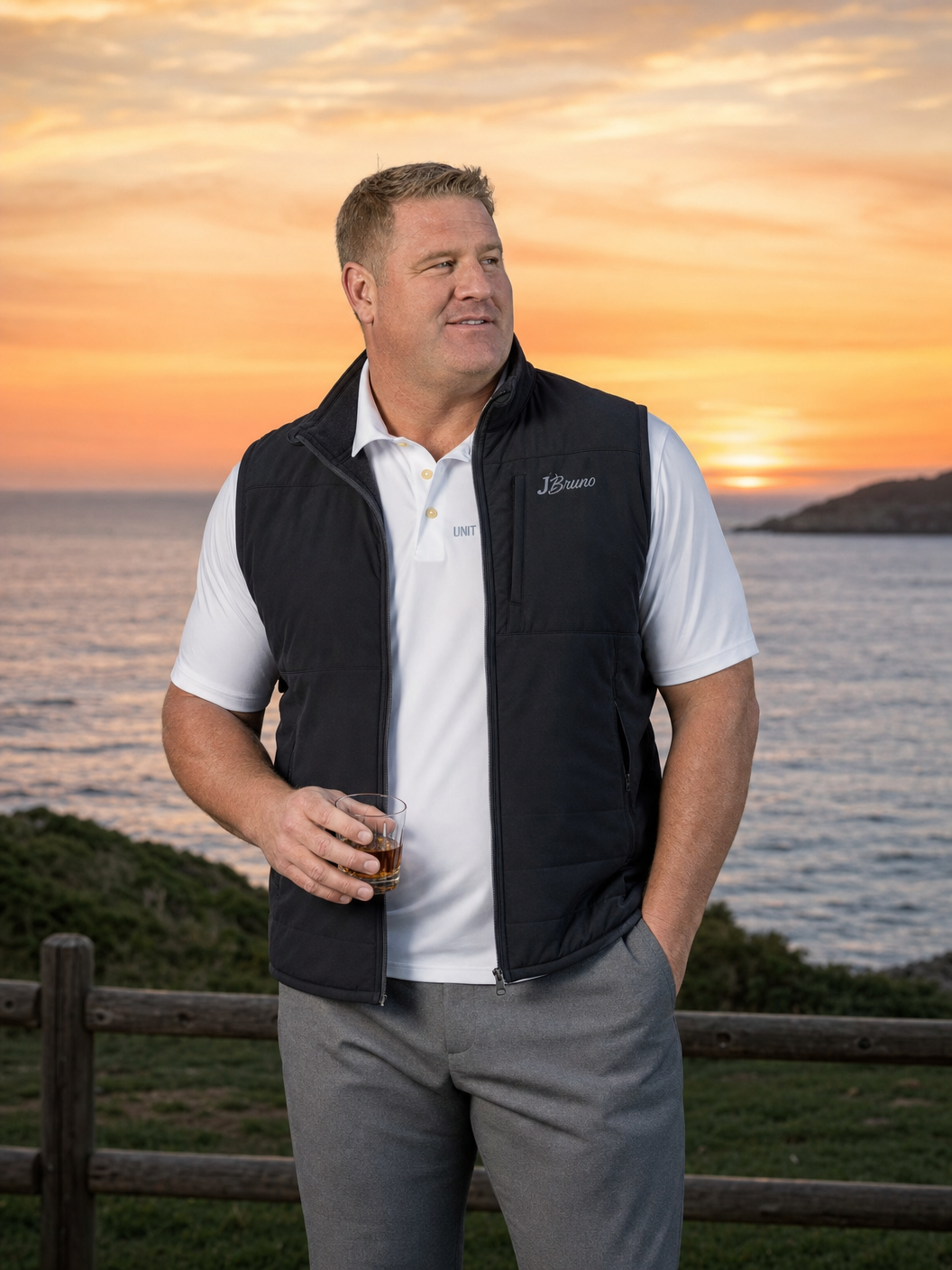 JBruno Vest — Black